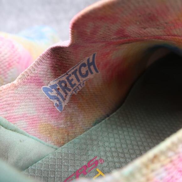 Skechers Shoes Girls 3 Sneakers Slip On Memory Foam Stretch Fit Comfort Colorful - Picture 12 of 12